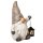 Wichtelstube-Kollektion XXL Wichtel Figuren grau Weihnachten 41cm mit Laterne Weihnachtsdeko aussen