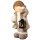 Wichtelstube-Kollektion XXL 42cm Dekofigur mit Laterne Winterkind Weihnachten Deko Figur Garten Weihnachsdeko