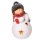 Wichtelstube-Kollektion XL Dekofigur "Winterkind Mädchen mit Schneeball"  beleuchtet