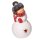 Wichtelstube-Kollektion XL Dekofigur "Winterkind Mädchen mit Schneeball"  beleuchtet