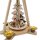Wichtelstube-Kollektion Weihnachtspyramide "Weihnachten" klassische Adventspyramide aus Holz, 31cm hoch Kerzen Pyramide