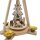 Wichtelstube-Kollektion Weihnachtspyramide "Weihnachten" klassische Adventspyramide aus Holz, 31cm hoch Kerzen Pyramide