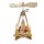 Wichtelstube-Kollektion Weihnachtspyramide "Weihnachten" klassische Adventspyramide aus Holz, 31cm hoch Kerzen Pyramide