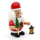 Wichtelstube-Kollektion Holz Räuchermännchen "Weihnachtsmann", klassische, kleine Räucherfigur mit Platz in  jeder Weihnachtsdeko