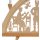 Wichtelstube-Kollektion Holz Schwibbogen Lichterbogen Berleute XXL 71cm Schwippbogen Weihnachten Weihnachtsbogen Schwibbogen Weihnachten 10 Kerzen 230V Anschluss