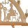 Wichtelstube-Kollektion Holz Schwibbogen Lichterbogen Berleute XXL 71cm Schwippbogen Weihnachten Weihnachtsbogen Schwibbogen Weihnachten 10 Kerzen 230V Anschluss