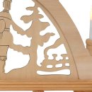 Wichtelstube-Kollektion Holz Schwibbogen XL  "Pyramide"  weihnachtliche Deko 58 x 4 x 38 cm