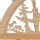 Wichtelstube-Kollektion Holz Schwibbogen XL  "Pyramide"  weihnachtliche Deko 58 x 4 x 38 cm