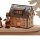 Wichtelstube-Kollektion Holz Schwibbogen Lichterbogen Seiffener Bergmannszug XL 58cm Schwippbogen Weihnachten Weihnachtsbogen Schwibbogen Weihnachten 10 Kerzen 230V Anschluss