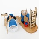 Wichtelstube-Kollektion Holz Räuchermännchen "Fensterputzer"