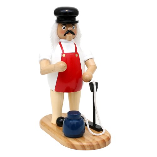 Wichtelstube-Kollektion Holz Räuchermännchen "Gebäudereiniger"