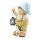 Wichtelstube-Kollektion Gartenfigur XL Hans mit Gans und Laterne Dekofigur Outdoor 40cm hoch Gartedeko Wetterfest für Außen Polyresin