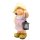 Wichtelstube-Kollektion Gartenfigur XL Bauerntochter Lisa mit Laterne Dekofigur Outdoor 40cm hoch Gartedeko Wetterfest für Außen Polyresin Gartenkinder