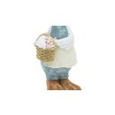 Wichtelstube-Kollektion XL Gartenfigur  Ente Susi ca. 30cm Dekofigur Gartendeko Figuren Tiere für Außen Deko Skulptur aus Polyresin für Drinnen und Draußen