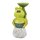Wichtelstube-Kollektion XXL LED Gartenfigur ca. 58cm groß Frosch Deko Vogeltränke solar Willkommen Schriftzug Gartendeko stehend frostsicher für Garten Balkon