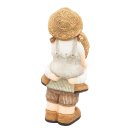 Wichtelstube-Kollektion XXL Gartenfiguren Dekofigur Katherina und Martin ca. 52cm groß Gartendeko Vintage Figuren für außen Gartenfigur für draußen Wetterfest