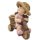 Wichtelstube-Kollektion XL Gartenfigur Katharina auf Dreirad Dekofigur mit Blumentopf Outdoor 40cm hoch 40cm breit Gartenfiguren Wetterfest für Außen Gartendeko