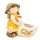 Wichtelstube-Kollektion XL Gartenfigur Dekofigur Katherina mit Huhn als Blumentopf Gartendeko figuren für draußen ca. 40cm groß Outdoor Gartendekoration