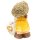 Wichtelstube-Kollektion XL Gartenfigur Dekofigur Katherina mit Huhn als Blumentopf Gartendeko figuren für draußen ca. 40cm groß Outdoor Gartendekoration