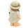 Wichtelstube-Kollektion Gartenfigur Melanie mit Teelicht Laterne Gartendeko ca 33cm groß MGO Dekofigur outdoor für draußen wetterfest Gartendekoration