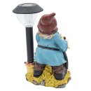 Wichtelstube-Kollektion Gartenzwerg XL Gartenfigur Helmut Solarlampe LED Gartenbeleuchtung Solar Gartenzwerge solarleuchten garten Solarlampen für außen Gartendeko