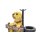 Wichtelstube-Kollektion XL Gartenfigur Hund mit Laterne ca 43cm groß Solar Gartendeko LED Gartenbeleuchtung Hunde Solarlampe Garten Solarleuchten für außen