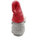 Wichtelstube-Kollektion XL Wichtel Figuren rot Weihnachten 42cm mit LED Kugel Weihnachtsdeko aussen Weihnachtswichtel für den Garten