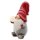 Wichtelstube-Kollektion XL Wichtel Figuren rot Weihnachten 42cm mit LED Kugel Weihnachtsdeko aussen Weihnachtswichtel für den Garten