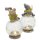 Wichtelstube-Kollektion 2er Set LEL Leuchtkugel Garten mit Wichtel Gartenleuchten Deko draußen Gartenbeleuchtung LED-Kugel Balkon ca 16,5cm hoch
