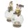 Wichtelstube-Kollektion 2er Set LEL Leuchtkugel Garten mit Wichtel Gartenleuchten Deko draußen Gartenbeleuchtung LED-Kugel Balkon ca 16,5cm hoch
