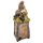 Wichtelstube-Kollektion XXL 49cm Wichtelfigur auf einer Laterne mit solarbetriebener Effektbeleuchtung Gartenzwerg solar solarfigur für außen Garten Deko Figur