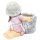Wichtelstube-Kollektion XL Gartenfigur Tina Dekofigur mit Blumentopf Outdoor Gartenfiguren Wetterfest für Außen Gartendeko 37x33x41cm Garten Pflanzkübel