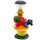 Wichtelstube-Kollektion Gartenzwerg Alfred LED Solar Gartendeko Solarleuchten für den Garten, Gartenfigur mit Solarlampe Beleuchtung Dekofigur 25 x 23 x 39cm