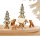 Wichtelstube-Kollektion Holz Schwibbogen Lichterbogen Waldleute XL 57cm Schwippbogen Weihnachten Weihnachtsbogen Schwibbogen Weihnachten 10 Kerzen 230V Anschluss