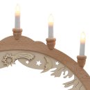 Holz Schwibbogen "Waldwichtel Szene" innen beleuchtet (Premiumholz) 57 x 9 x 38 cm 230 V Kabel; 10 flammig; SPK;