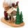 Wichtelstube-Kollektion Holz Räuchermann "Waldwichtel bei der Vogelfütterung" natürlich und urig wirkende Räucherfigur 8 x 15 x 18 cm