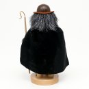 Wichtelstube-Kollektion  XL Holz Räuchermann "Schafhirte" mit Hirtenstab & Schaf, detailgetreue Räucherfigur  11,5 x 9,5 x 20 cm