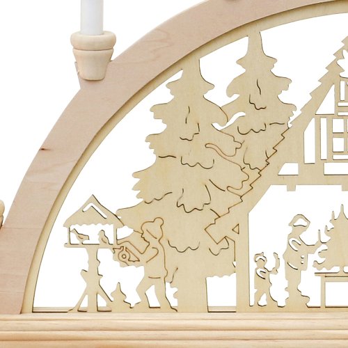 Wichtelstube-Kollektion Holz Schwibbogen Lichterbogen Forsthaus XL 58, 59,99 €