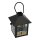Metall Laterne mit Weihnachtsmotiven rechteckig (handbemalt) 3-fach sort. 12 x 12 x 16 cm