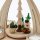 Wichtelstube-Kollektion Holz Weihnachtspyramide Tischpyramide aus feinsten Buchenholz, Waldwichtel Pilzsammler für 4 Teelichter ,14 x 18 x 24 cm Pyramide Weihnachten