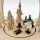 Wichtelstube-Kollektion XL Weihnachtspyramide aus feinsten Buchenholz Pyramiden teelichter, Waldwichtel , 2 Etagen, 20 x 24 x 35 cm  XXL Pyramide Weihnachten