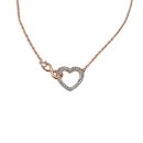 Wichtelstube-Kollektion Halskette Kette Damen Herz ewiger Liebe, perfektes Frauen Geschenk, eleganter Schmuck Damen , Geschenk für Frauen Weihnachten
