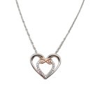 Wichtelstube-Kollektion Halskette Kette Damen Herz im Herz, perfektes Frauen Geschenk, eleganter Schmuck Damen , Geschenk für Frauen Weihnachten