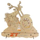 Wichtelstube-Kollektion Moped Schwibbogen S51 DDR Lichterbogen Weihnachtsgeschenk Holzdeko Weihnachten Garage Bastler Fensterbild mit LED Beleuchtung  28x5x28cm Batteriebetrieb inkl. Timer