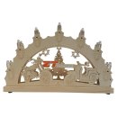 Wichtelstube-Kollektion Moped Schwibbogen Schwalbe KR51 + S51 DDR Lichterbogen Weihnachtsgeschenk Holzdeko Weihnachten Garage Fensterbild mit LED Beleuchtung 45x5x30cm Batteriebetrieb inkl. Timer