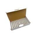 50x Narva Riffelkerze12 Volt 2 Watt Sockel E10, Klar