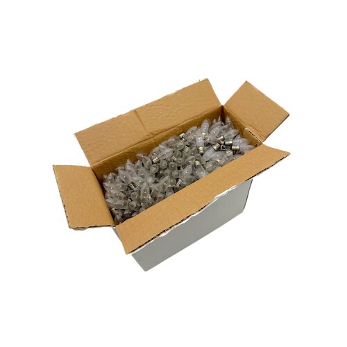 1000x Narva Riffelkerze12 Volt 2 Watt Sockel E10, Klar