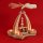 Wichtelstube-Kollektion Weihnachtspyramide f. Teelichter 24cm mit "Bergleute"