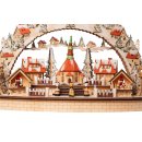 LED Schwibbogen "Seiffener Kirche" Original Wichtelstube Kollektion inkl. Timer, Schwippbogen Weihnachten