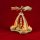Wichtelstube-Kollektion Weihnachtspyramide für Teelichter   mit "Winterkinder"
, weihnachtliche Echtholzdeko, Größe:24cm